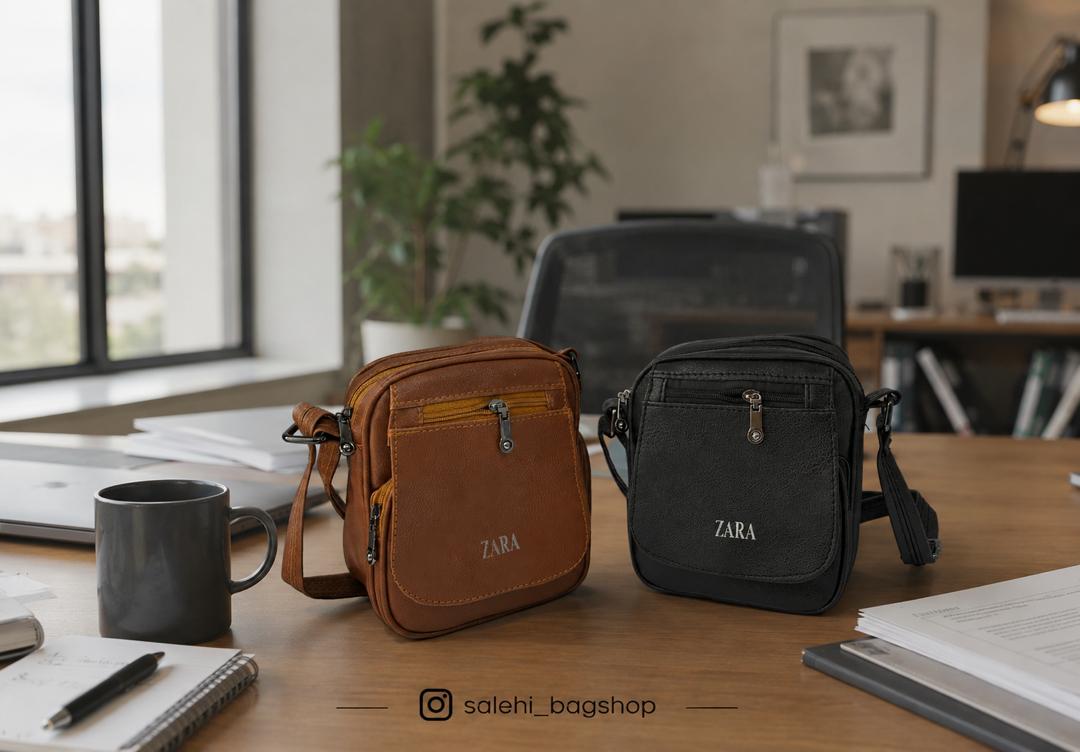 کیف پاسپورتی اسپرت دارای بند دستی و بند شانه ای کد ۱۷