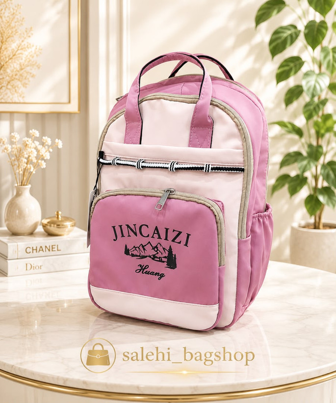 کوله پشتی دخترانه مدل JINCAIZI کد 58